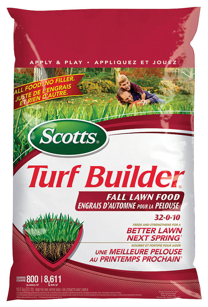 Scotts Turf Builder Fall Lawn Food 32-0-10 - 800m | The Home Depot Canada