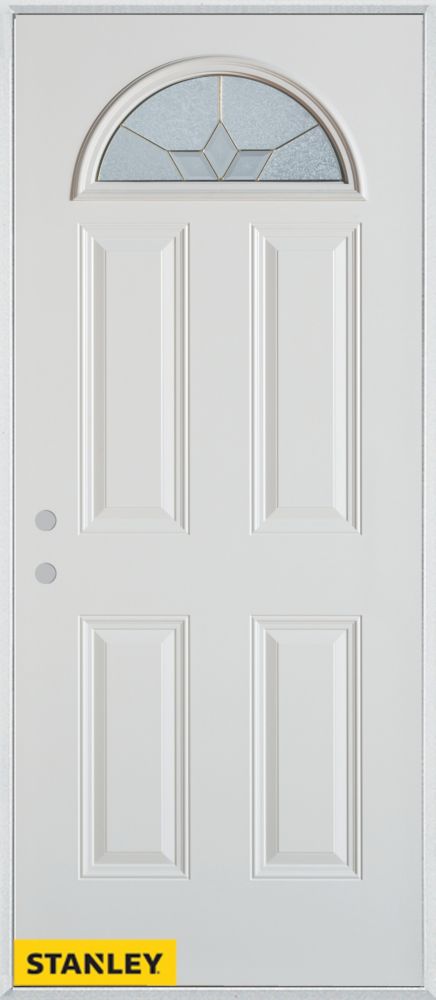 White Steel Front Door