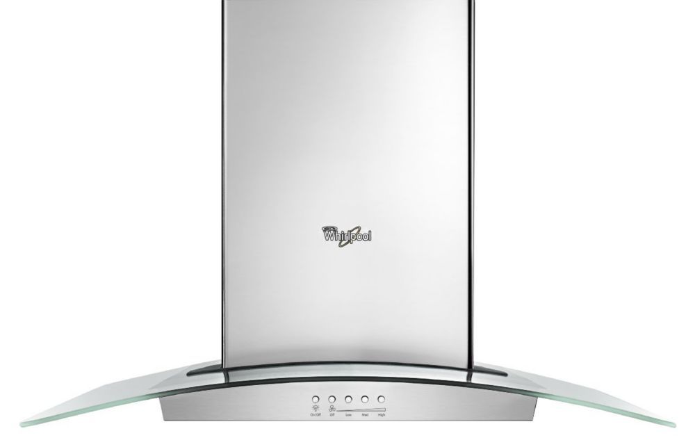 30-inch, 400 CFM Convertible Glass Ventilation Hood with Glass Edge 30-inch, 400 CFM Convertible Glass Ventilation Hood with Glass Edge