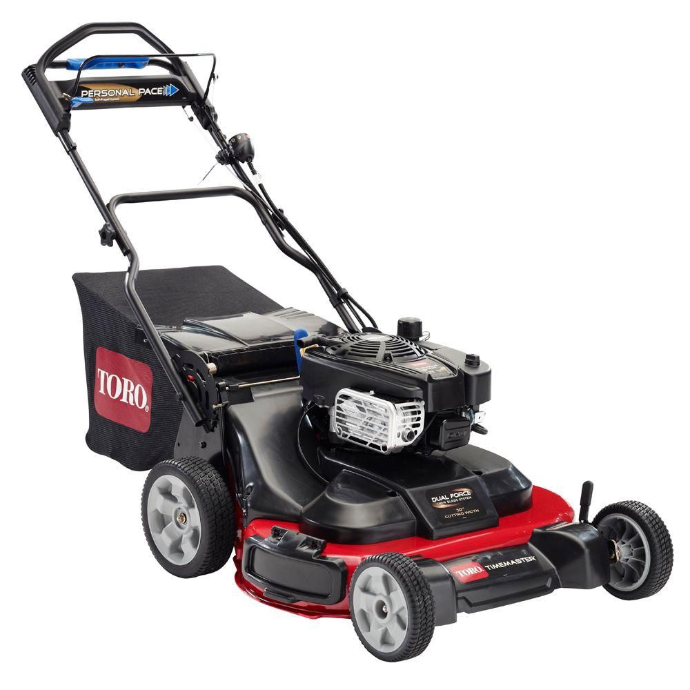 Toro 30-inch TimeMaster Self-Propelled Gas Lawn Mower with ...