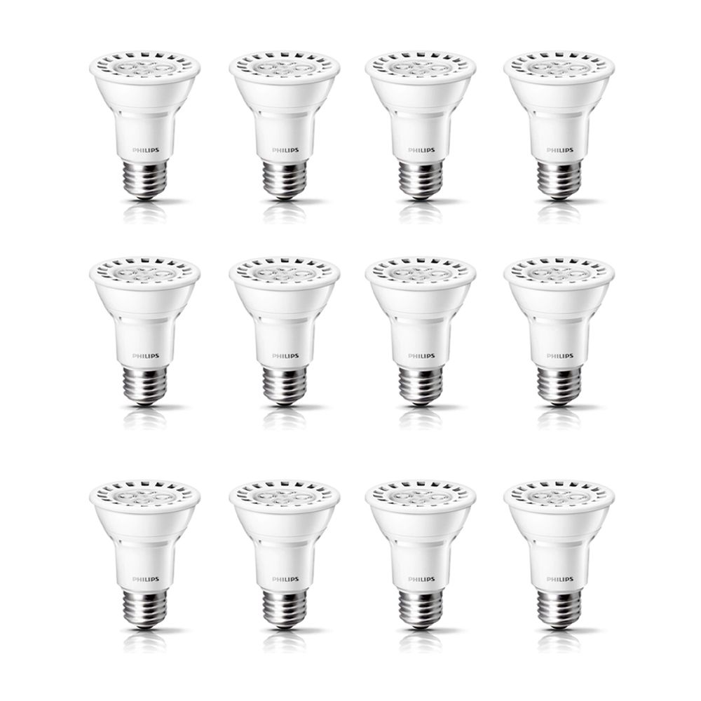 Philips LED 6W = 50W MR16 Medium Base Bright White (3000K) Case of 12