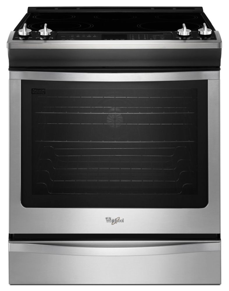 Whirlpool 6.2 cu. ft. Slidein Electric Range with TimeSavor Plus True