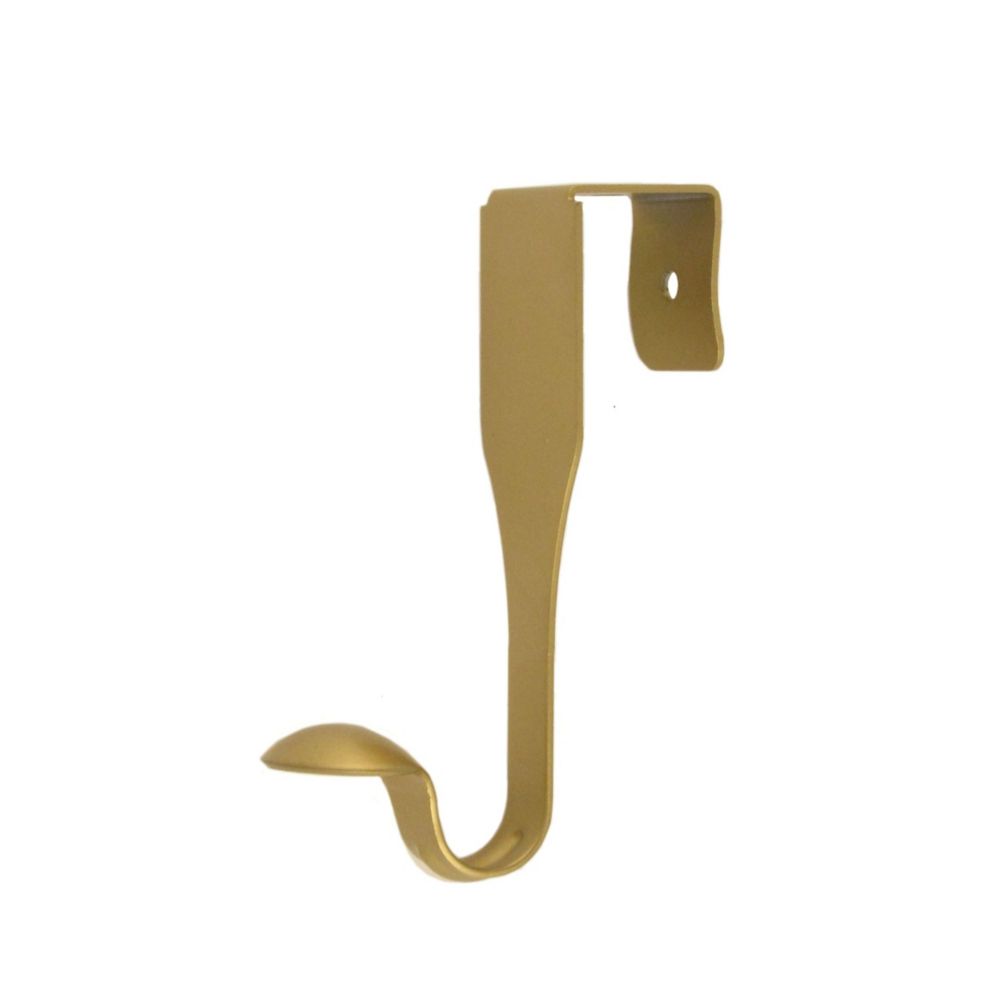 Klassen Smart Hooks Satin brass single over the door hook The Home