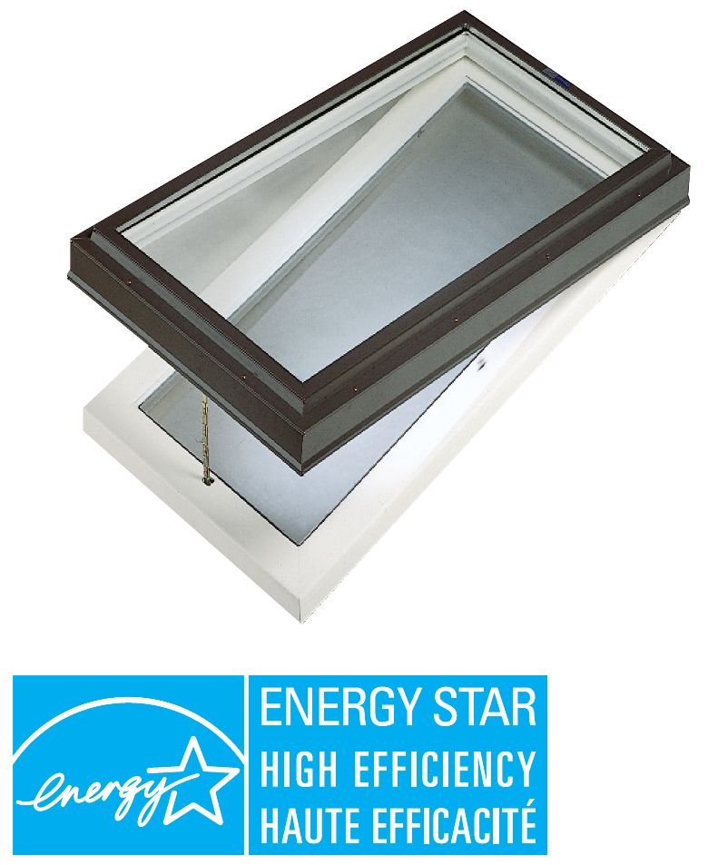 Columbia Skylights Venting Manual Curb Mount Triple Glazed LoE3 Clear
