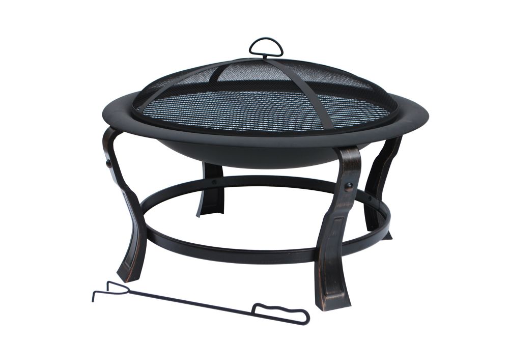 Hampton Bay 30-inch Outdoor Fire Pit | The Home Depot Canada