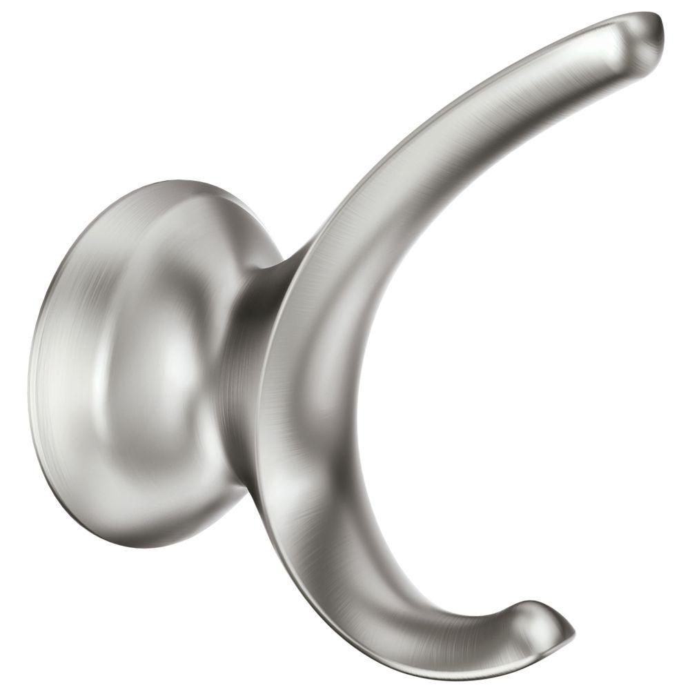 Moen Darcy Robe Hook Brushed Nickel The Home Depot Canada