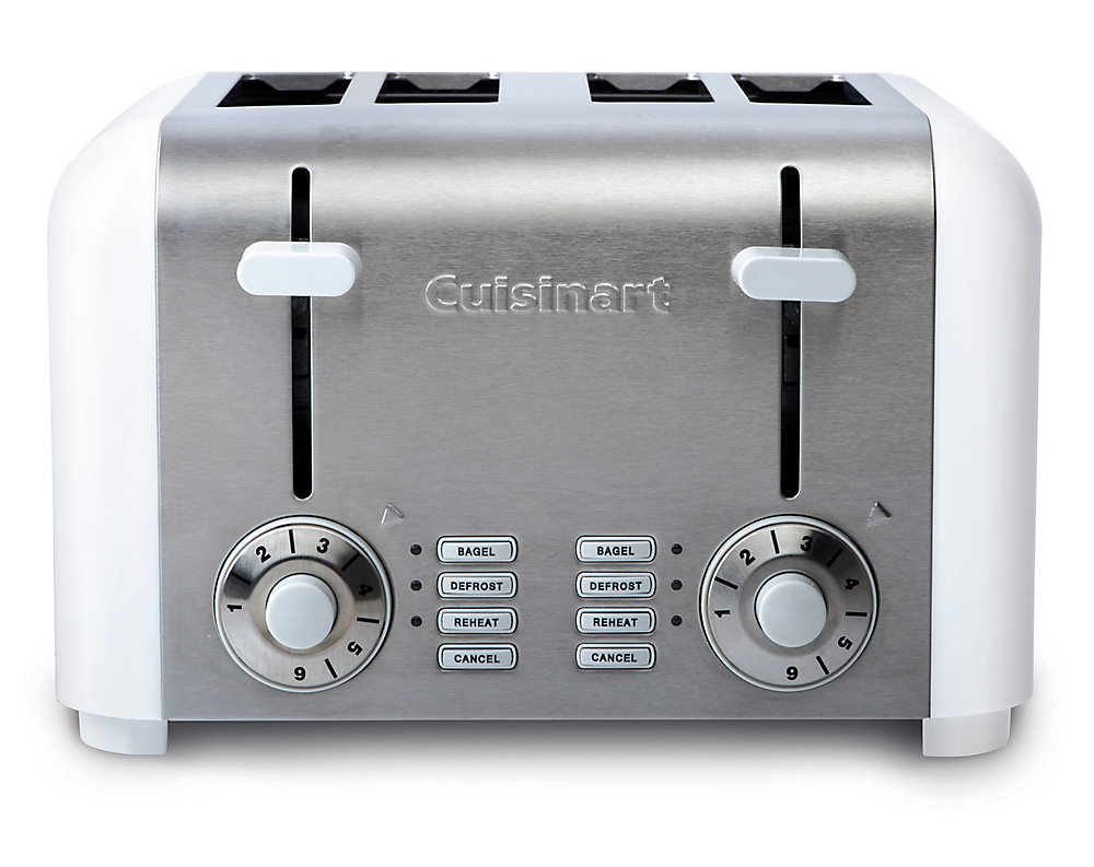Cuisinart 4-Slice Compact Toaster - White Stainless | The Home Depot Canada