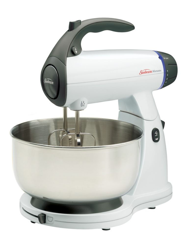 Sunbeam Mixmaster 4 Qt. 12 Speed Stand Mixer with Accessories (White