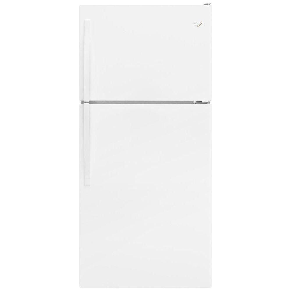 Whirlpool 30inch W 18.2 cu.ft. Top Freezer Refrigerator in White The