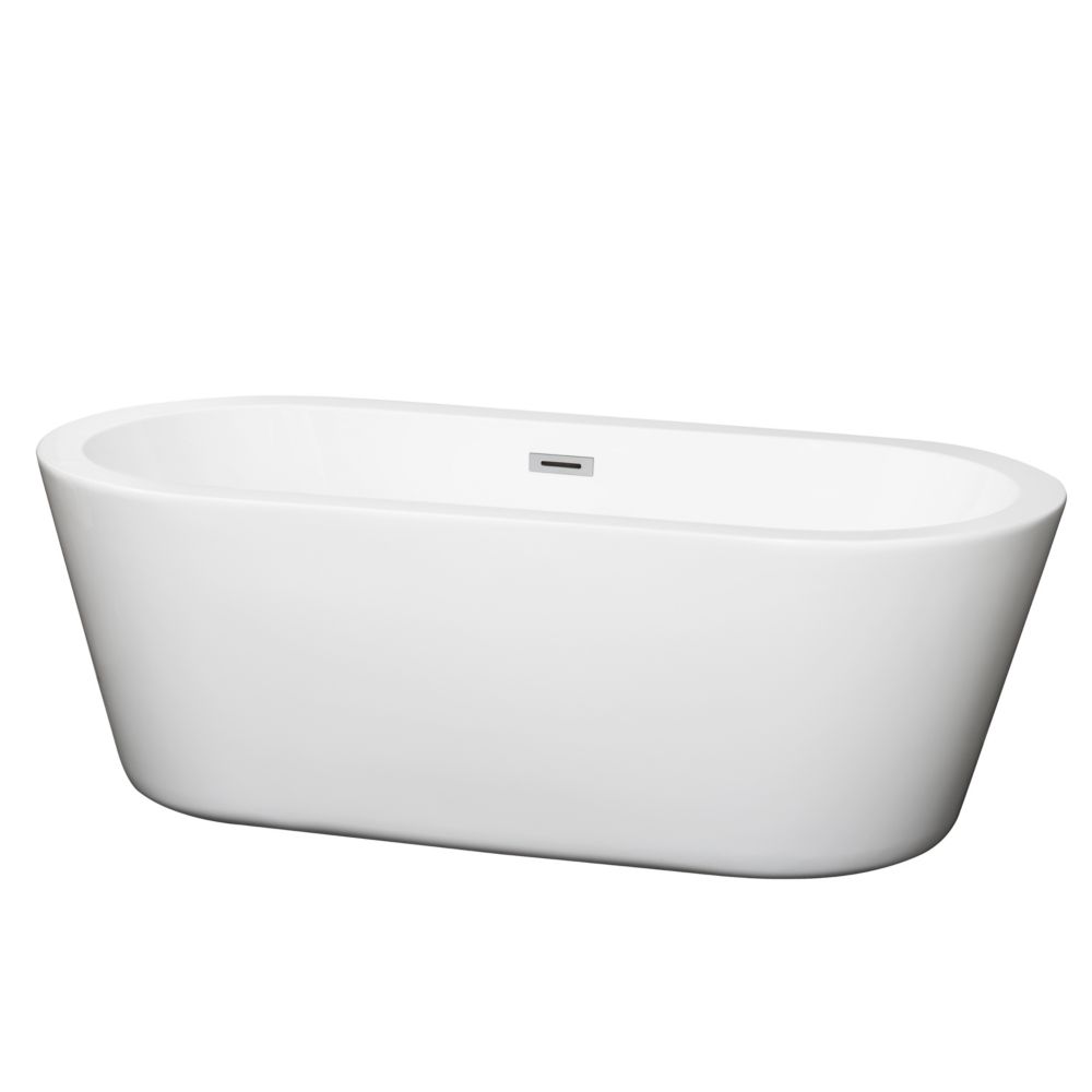 American Standard Cadet 5 Feet Enamel Steel Bathtub with LeftHand