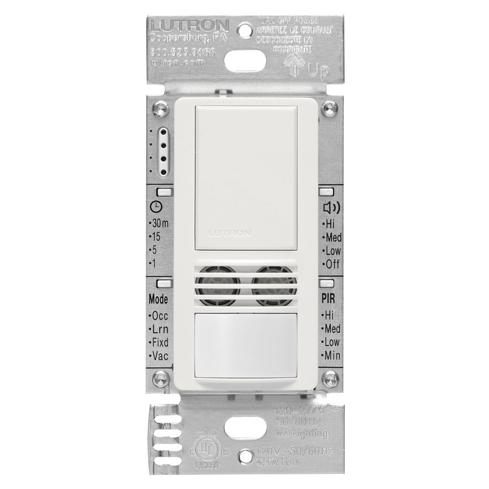 Lutron Maestro 6Amp 3Way/MultiLocation Dual Tech Occupancy Sensor