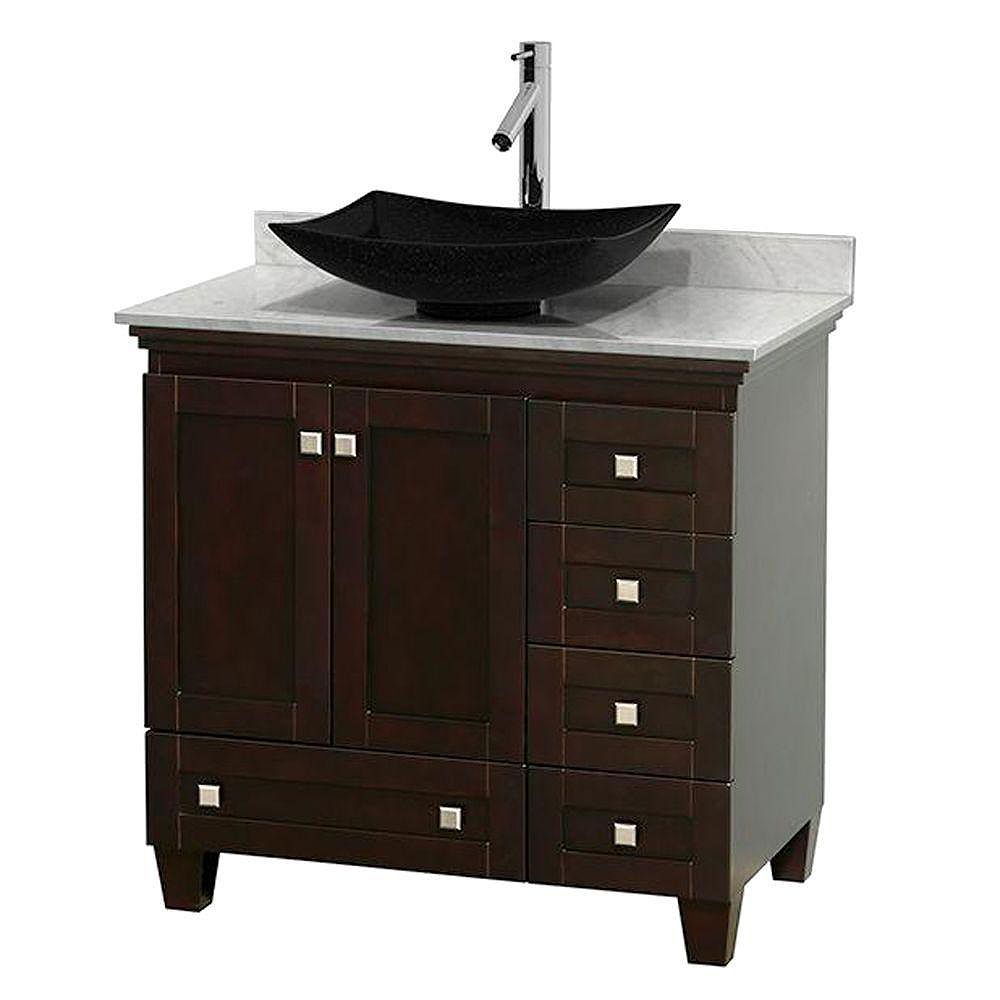 Wyndham Collection Acclaim 36inch W 5Drawer 2Door Freestanding