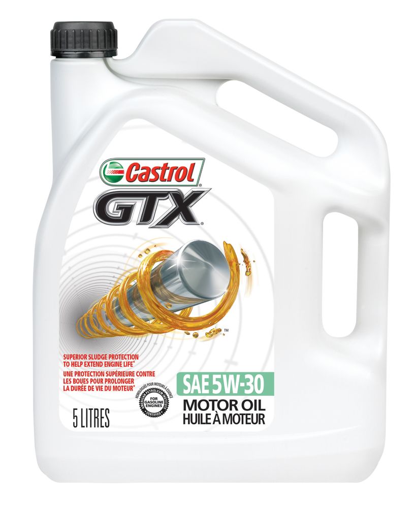 Castrol CASTROL GTX 5w30 5L CONVENTIONAL OIL The Home Depot Canada