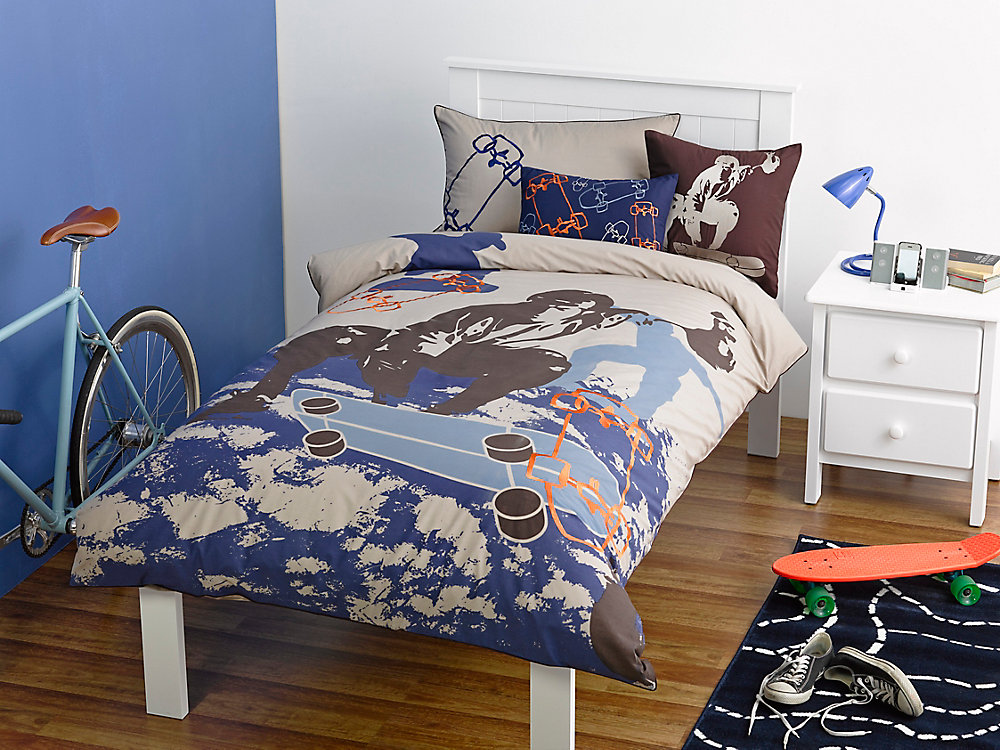 Skater Duvet Cover Set Full Queen