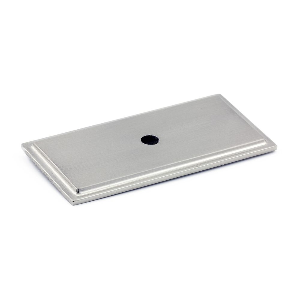 Richelieu Transitional Metal Back plate for Knob Brushed Nickel
