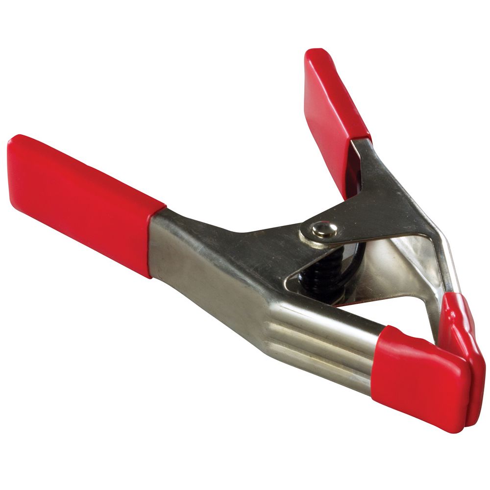 BESSEY 3 Inch Steel Spring Clamp with Handles and Tips | The Home Depot ...