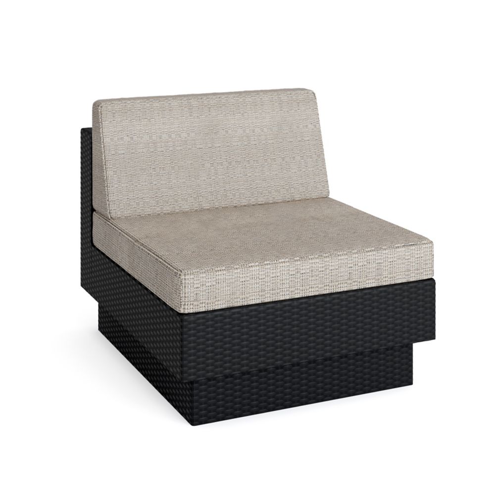Sonax Park Terrace Armless Middle Patio Sectional Seat in Textured