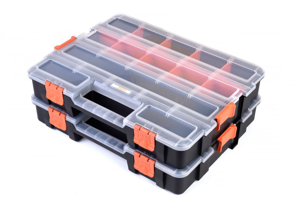 HDX Interlocking Organizer Box (2-Pack) | The Home Depot Canada