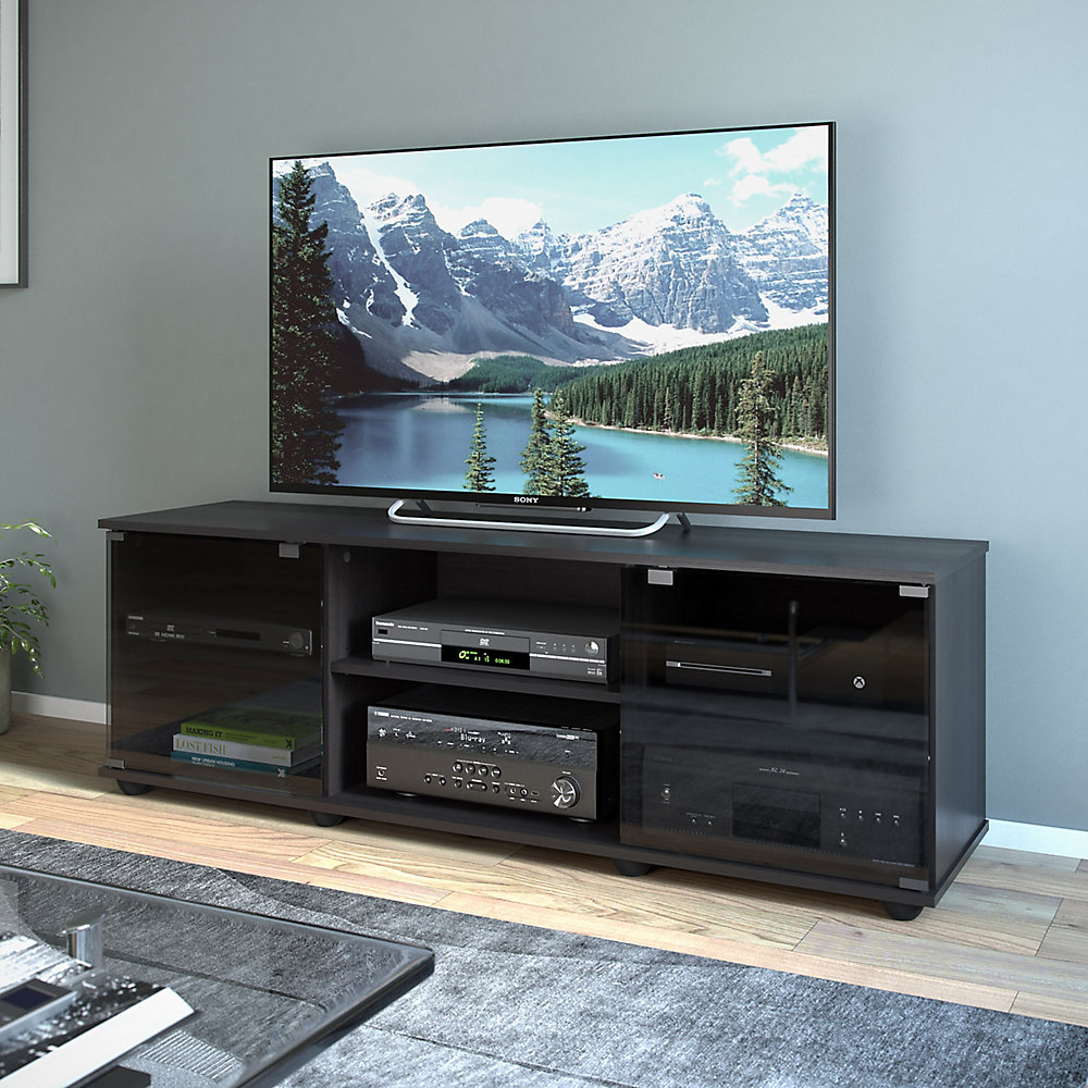 Fiji 60 Inch X 15 75 19 Tv Stand In Ravenwood Black