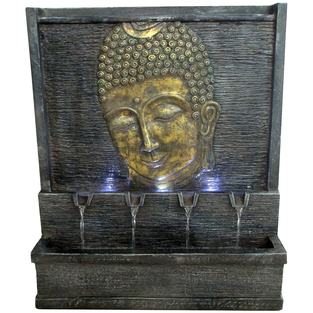 Angelo Décor 28 Inch Buddha Fountain The Home Depot Canada