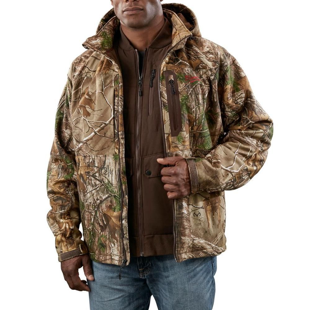 Milwaukee Tool M12 Cordless Realtree Xtra® Camo 3 In 1 Heated Jacket Kit Xl The Home Depot 