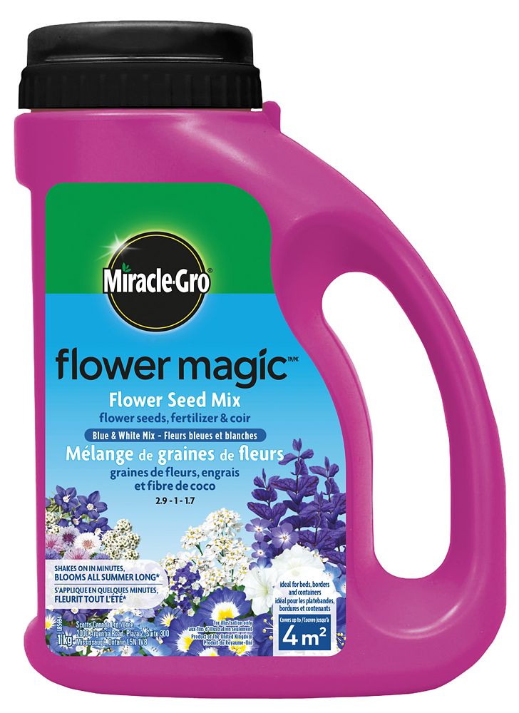MiracleGro Miracle Gro Flower Magic Blue & White Mix The Home Depot