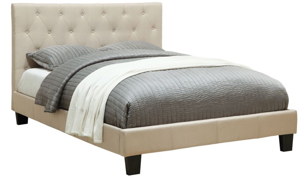 Worldwide Homefurnishings Inc. Summit Queen Platform Bed in Natural