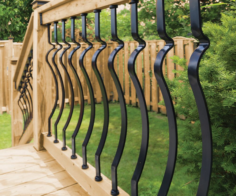 Veranda Deck Rail Kit - Baroque Balusters | The Home Depot ...