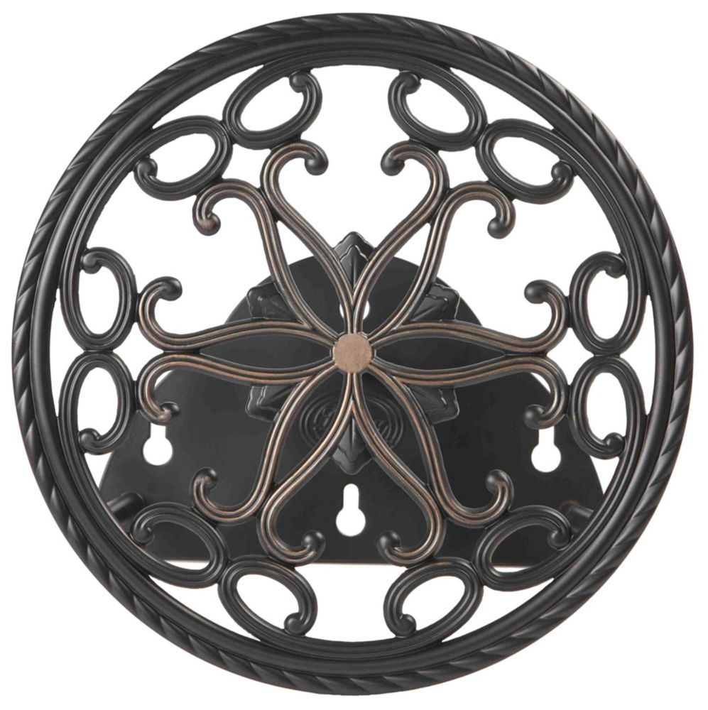 Hampton Bay Round decorative hose hanger The Home Depot Canada