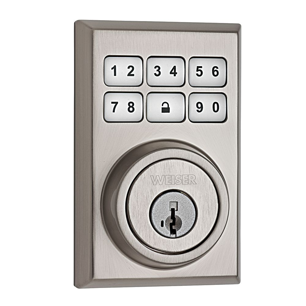 Wink Smartcode Contemporary Satin Nickel Deadbolt