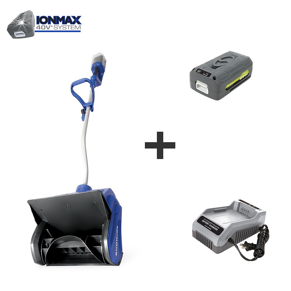 Snow Joe 13inch 40V SingleStage Cordless Electric Snow Shovel Kit