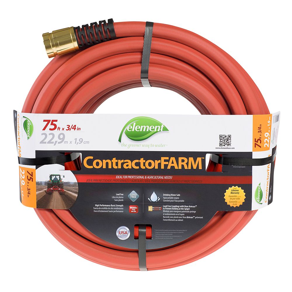 Swan 3/4 inch x 75 ft. Contractor Farm Hose | The Home Depot Canada