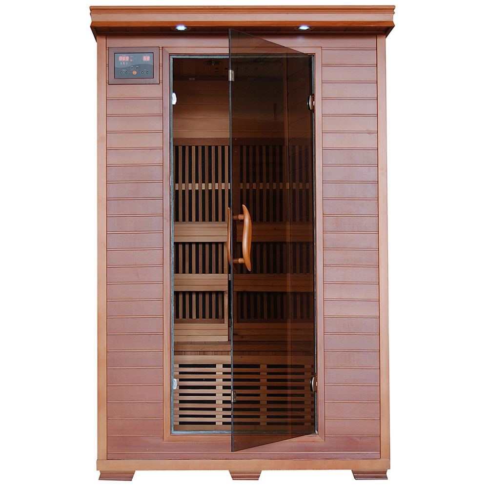Radiant 2Person Cedar Infrared Sauna with 6 Carbon Heaters The Home