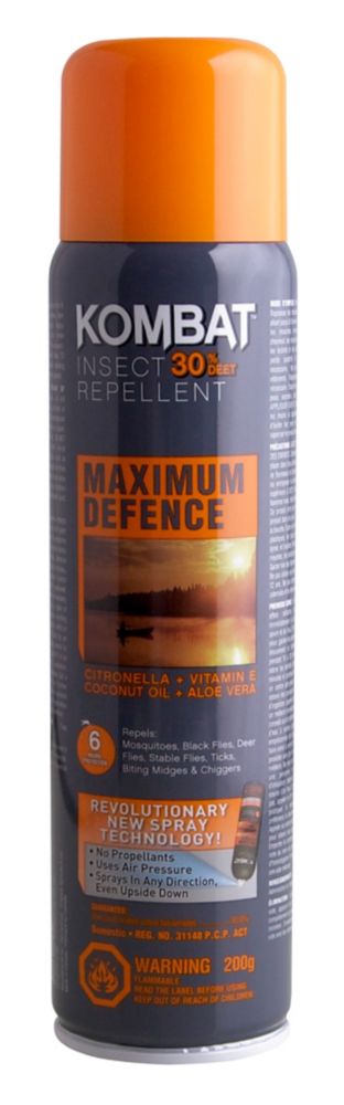 Kombat Maximum Defense 30 Deet Mosquito Repellant The Home Depot Canada   P 1000820919 