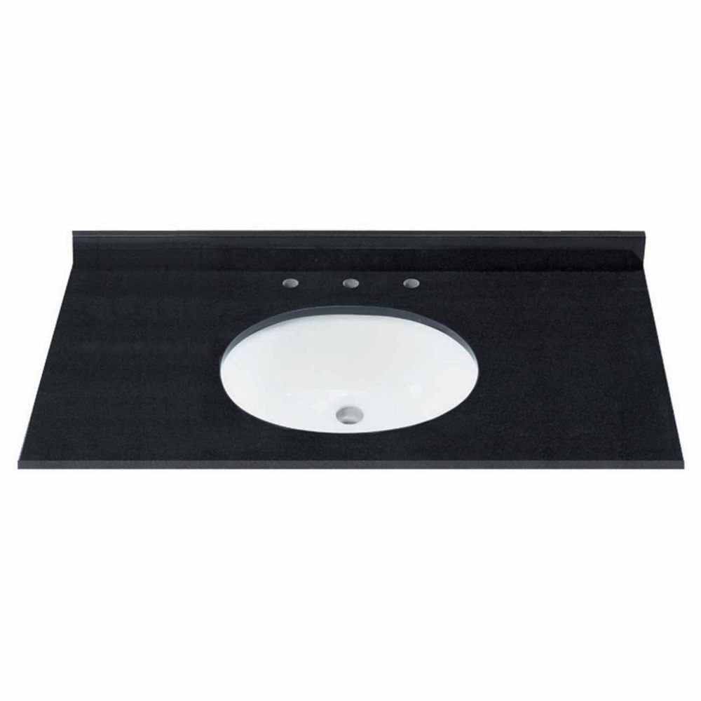 Bellaterra 49Inch W Quartz Vanity Top in Beige with Rectangular Sink