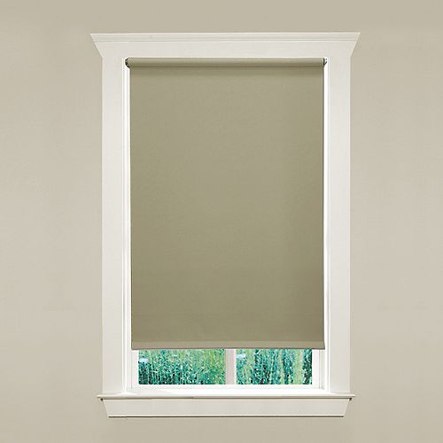 Hampton Bay Vinyl Roller Shades 8mil in White 37inch x 78inch The