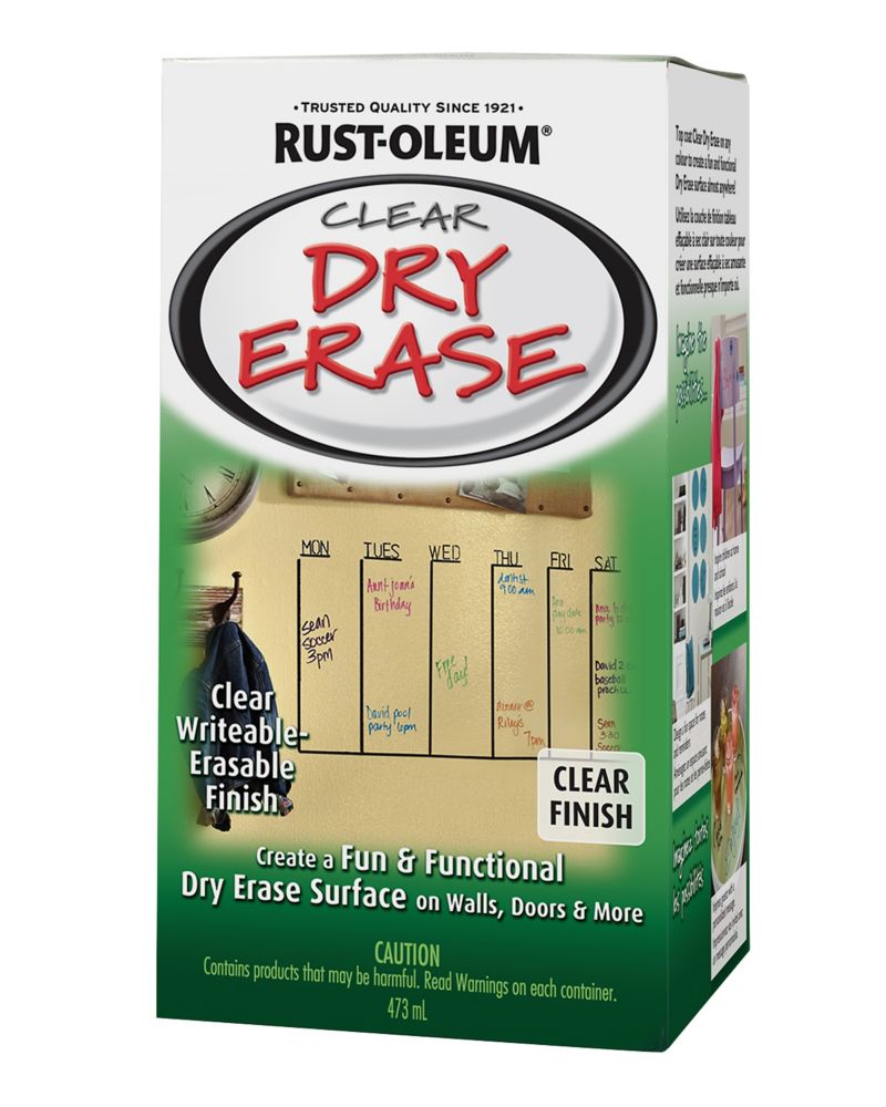 Rust Oleum Specialty 27 oz Gloss White Dry Erase Kit 241140 at The ...