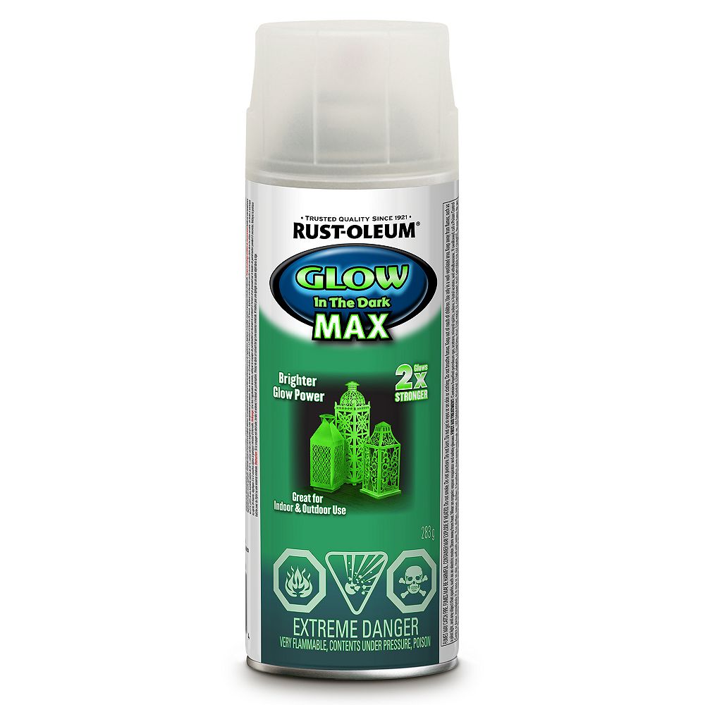 RustOleum Specialty Glow In The Dark Max Paint , 283 G Aerosol Spray