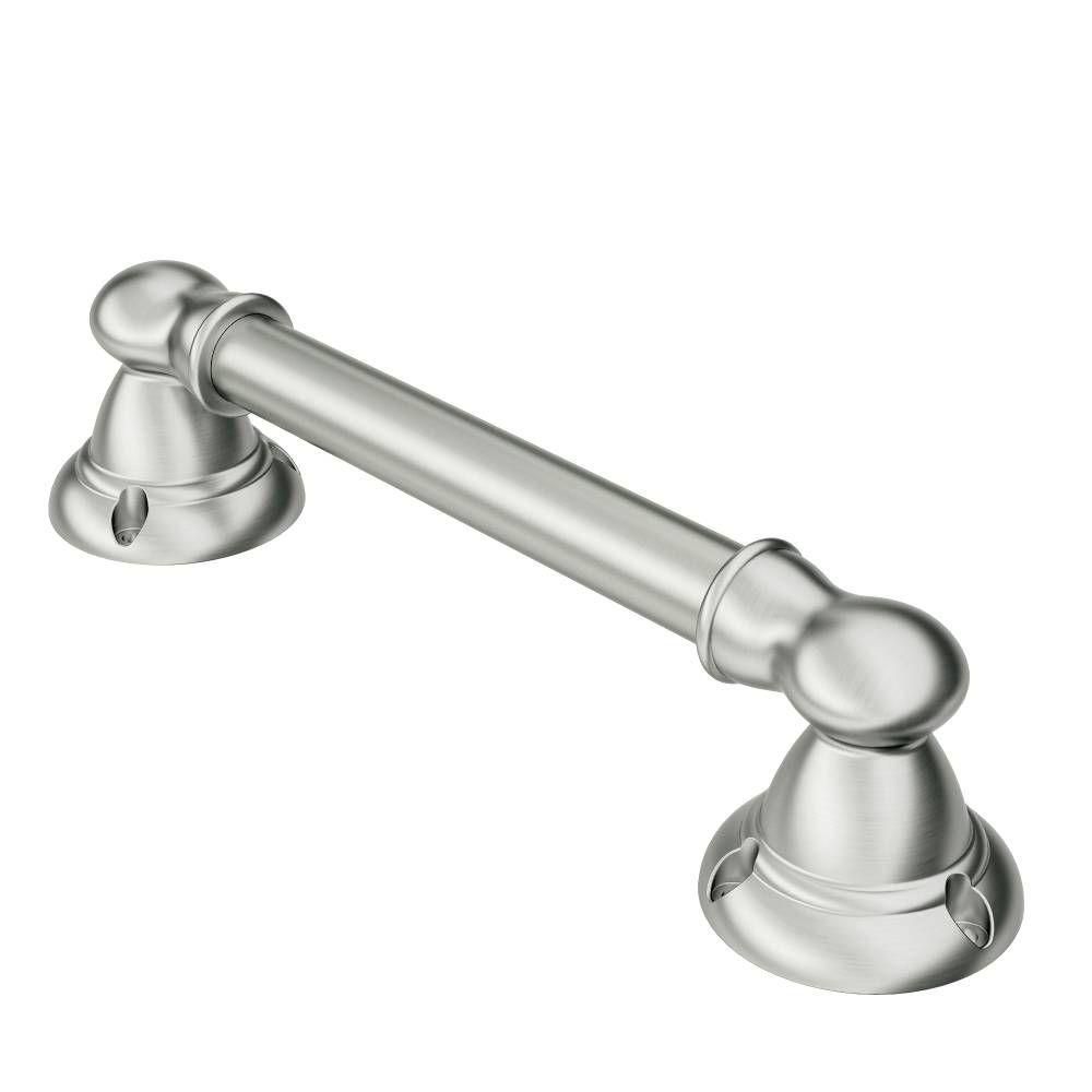 MOEN Banbury 9 In Bath Grip Grab Bar In Brushed Nickel The Home   P 1000826416 