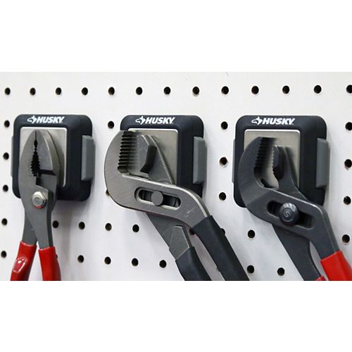 Fuller 2inch Single Arm Pegboard Hook with Double Prong Base (4Pack