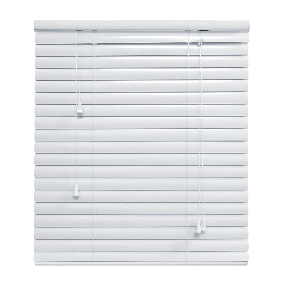 Hampton Bay White 1 3/8 Inch. Premium Aluminum Blind 18x72 The Home