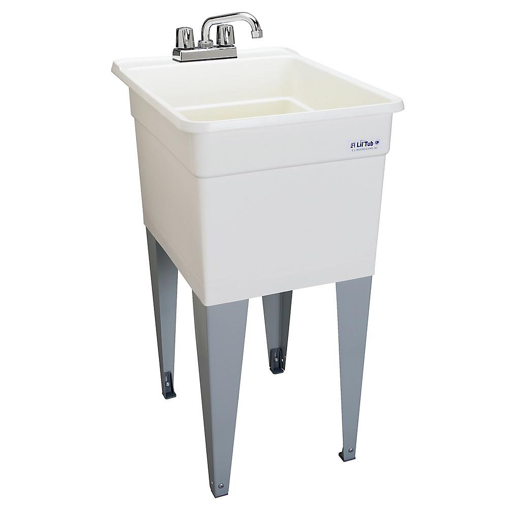 Liltub Laundry Tub Single 18 In Wide