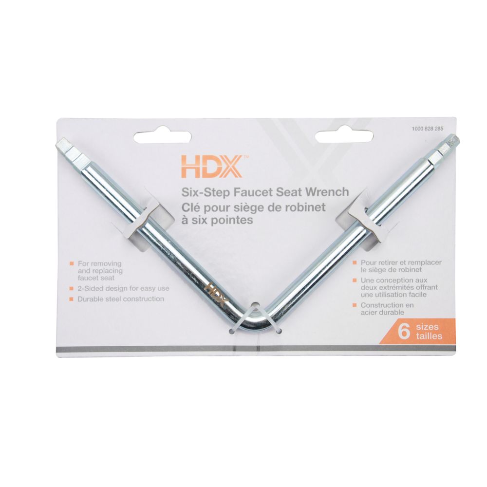 Hdx Six Step Faucet Seat Wrench