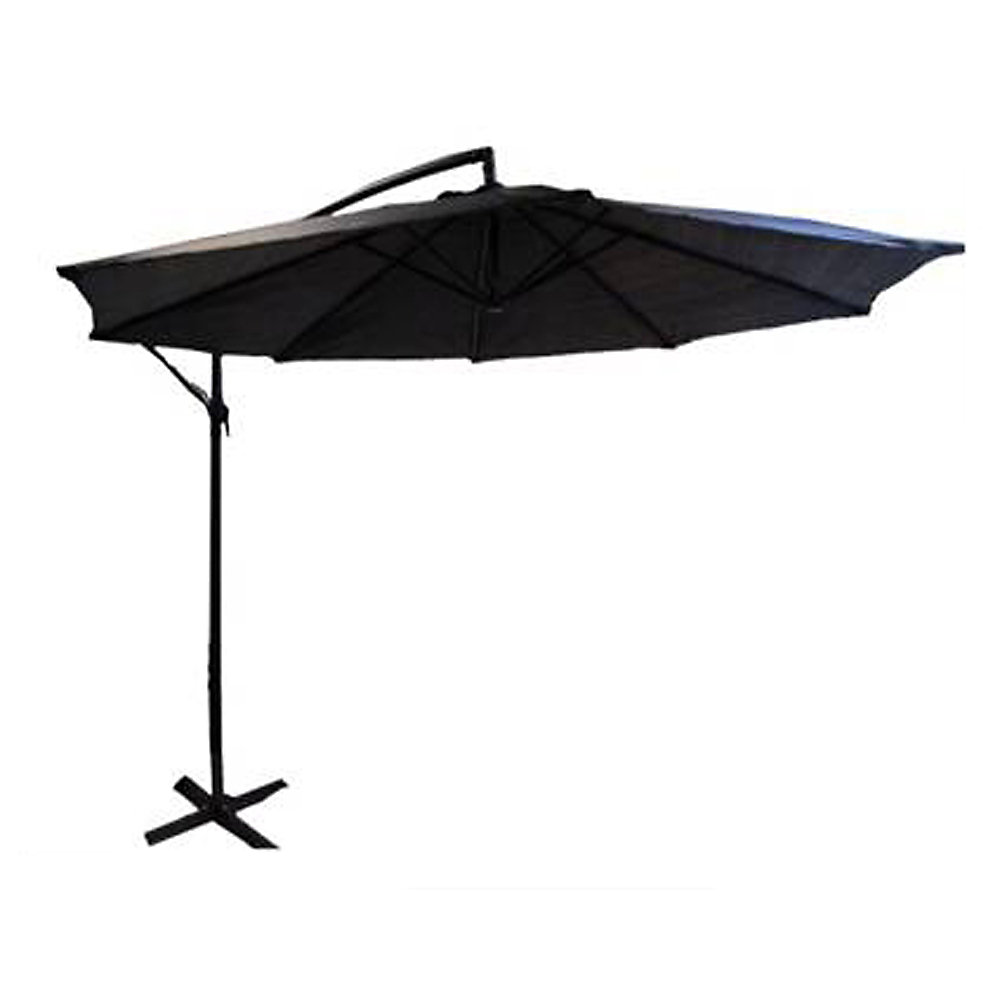 Henryka 10 ft. Cantilever Patio Umbrella in Black | The ... Henryka 10 ft. Cantilever Patio Umbrella in Black | The ... on {keyword}