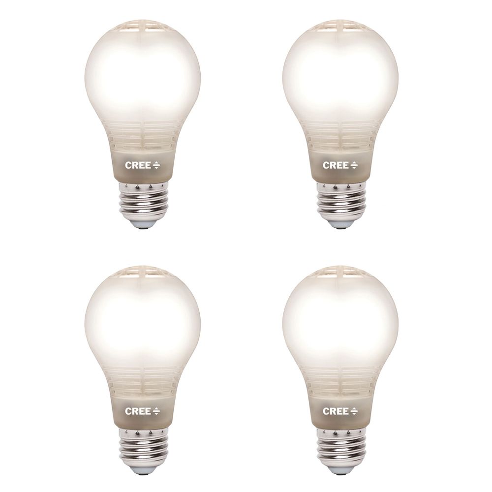 Cree 60W Equivalent Soft White 2700K A19 Dimmable LED Light Bulb with 4Flow Filament Design 