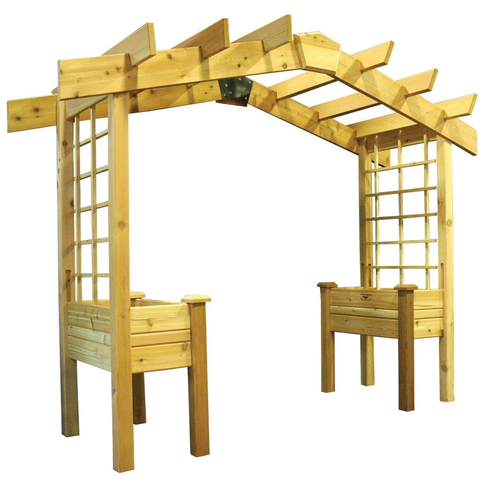 3 ft. x 10 ft. x 8 ft. Pergola Planter 3 ft. x 10 ft. x 8 ft. Pergola Planter