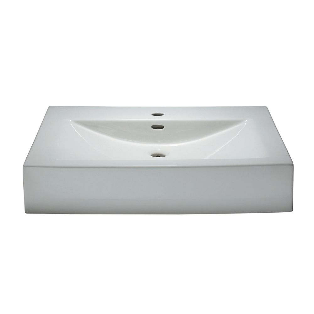 Magick Woods Sonata 32-Inch W Porcelain Vanity Top in ...