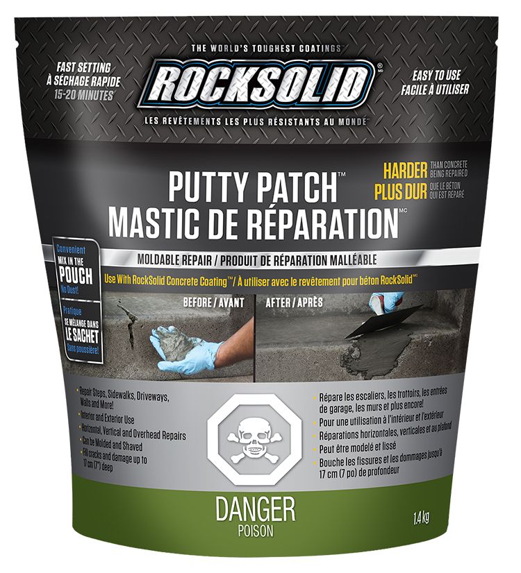 RustOleum Rustoleum Rocksolid Putty Patch Kit The Home