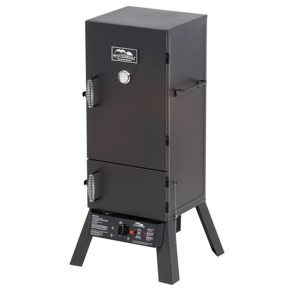 Masterbuilt GS30D Square 2 Door Propane Smoker The Home Depot Canada   P 1000830358 