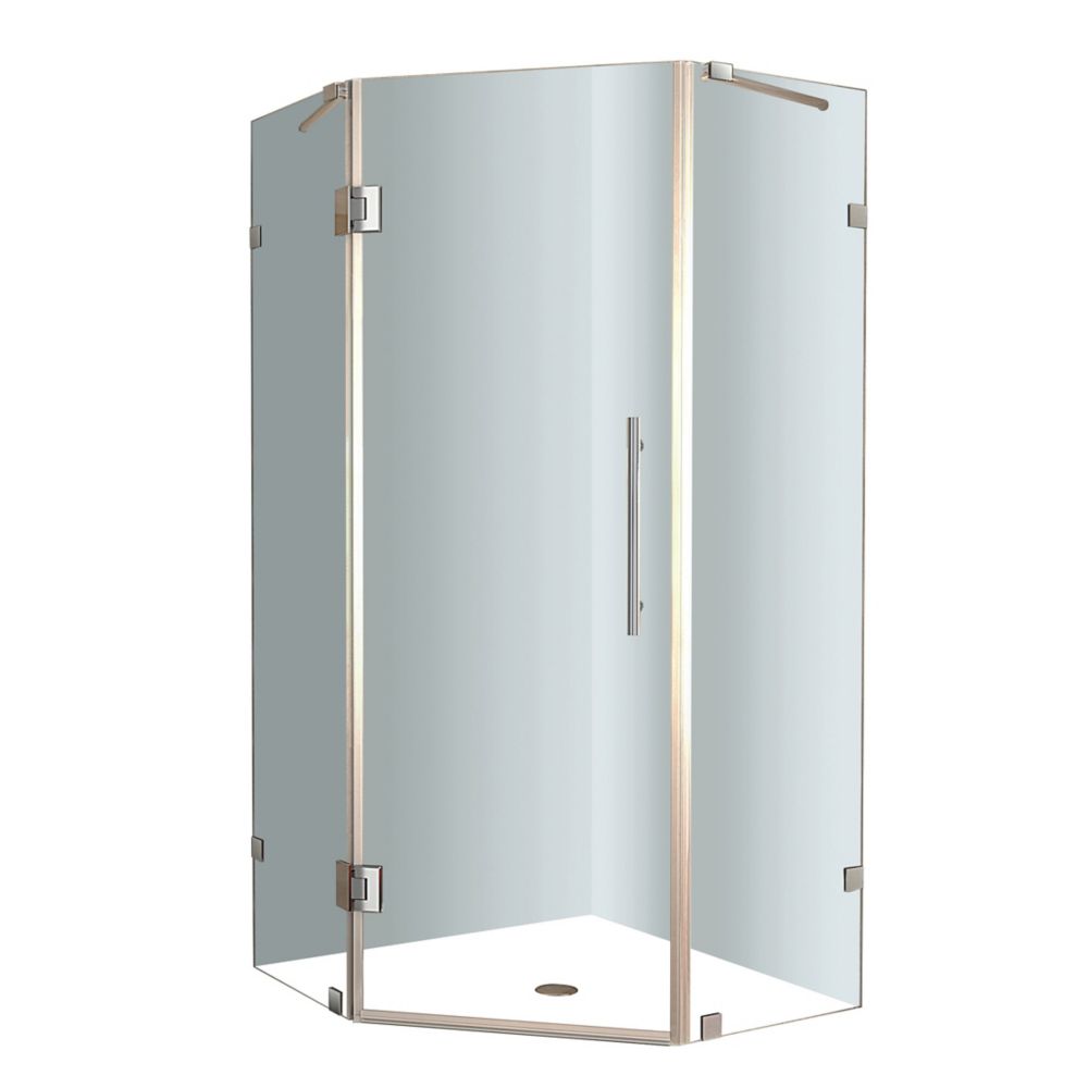 Aston Aquadica 30Inch x 30Inch x 72Inch Frameless Square Shower